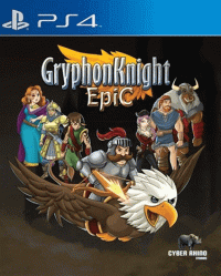 Gryphon Knight Epic PAL Playstation 4 PAL box art